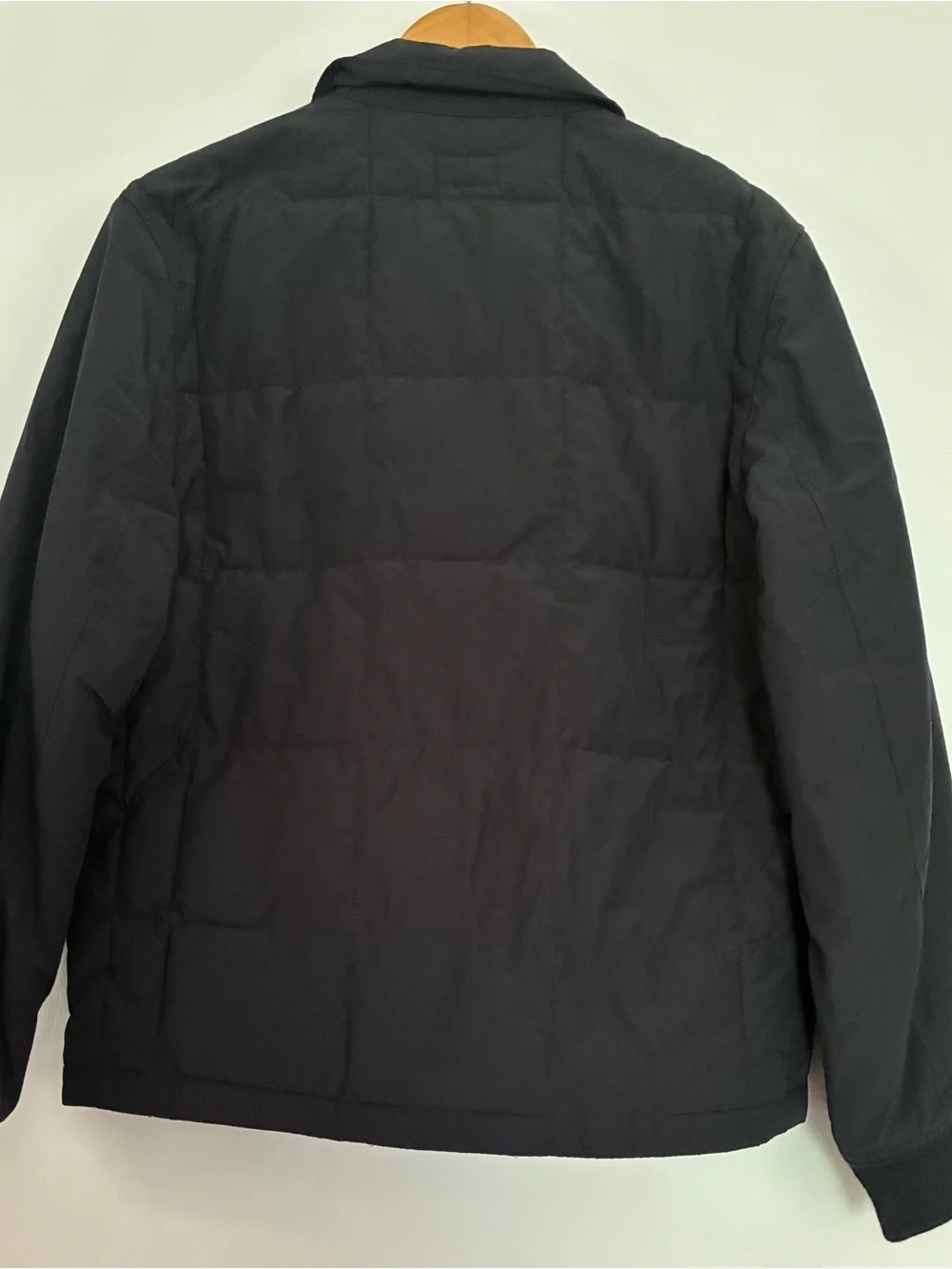 J. Crew Black Quilted Zip-Front Puffer Jacket